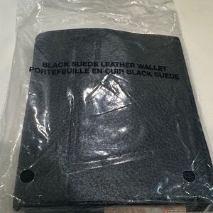 Roots Black Leather Wallet